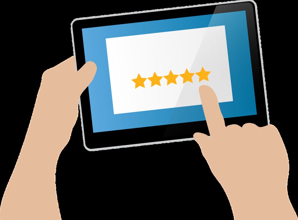 quality, feedback, star rating, user rating